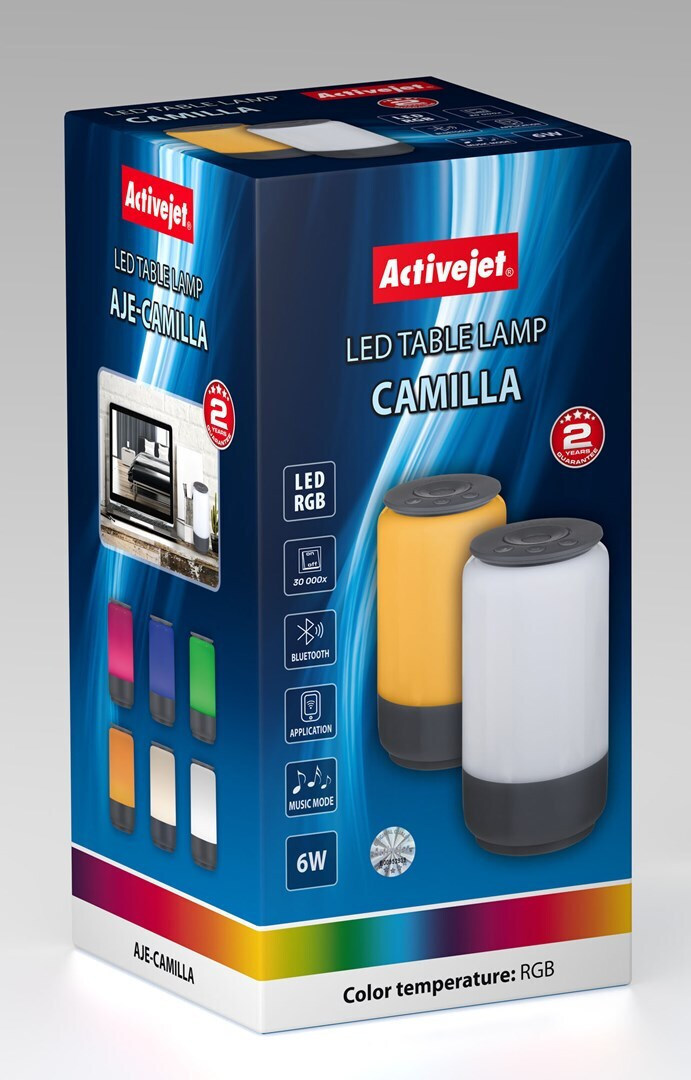 20240614103228_active_jet_diakosmitiko_fotistiko_me_fotismo_rgb_led_aje_camilla Active Jet Διακοσμητικό Φωτιστικό με Φωτισμό RGB LED Μαύρο - Image 1