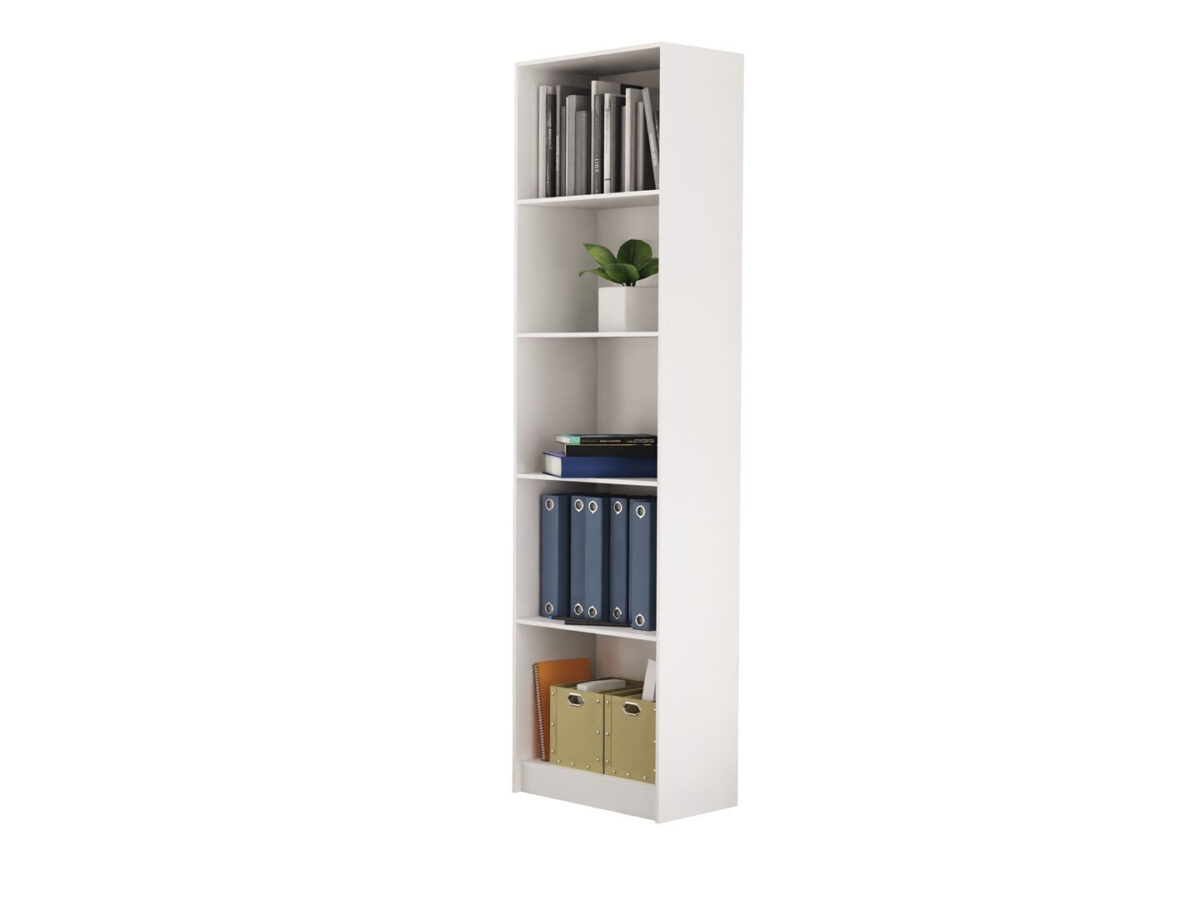 Γωνιακή Βιβλιοθήκη R50 50x30x181.5εκ. Biel - Image 2