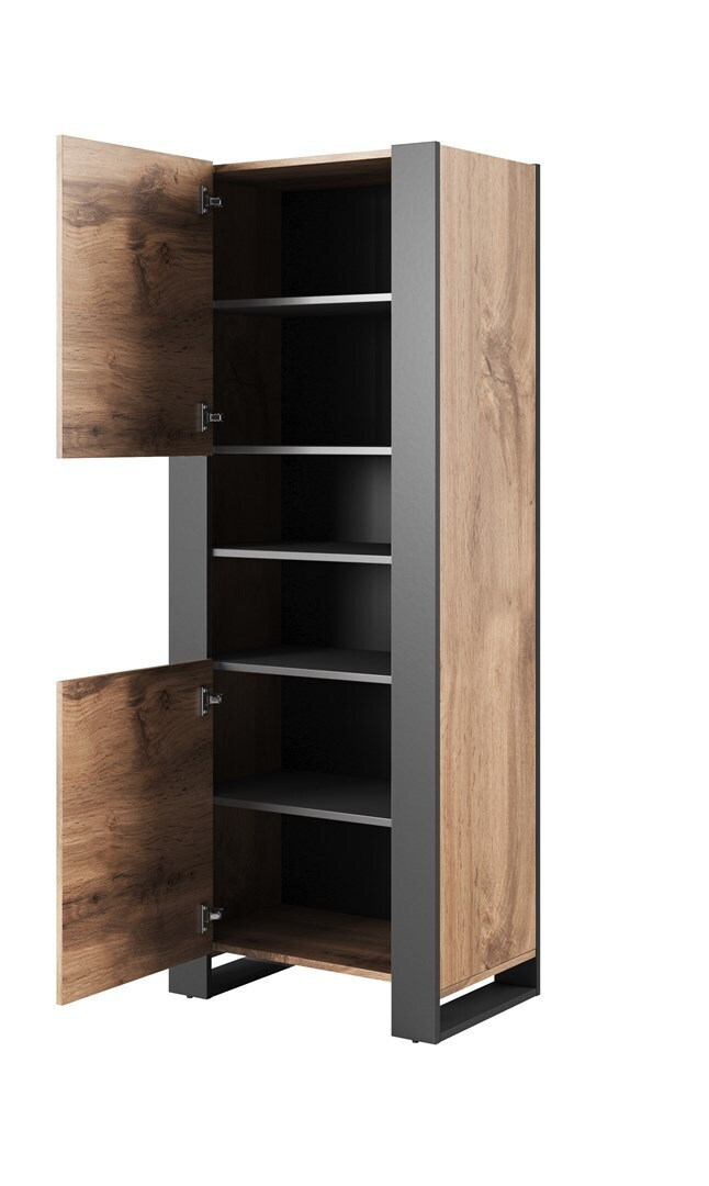 20240617094307_39f049ef Ντουλάπι Δαπέδου Wood 40x65x170εκ. Καφέ - Image 2