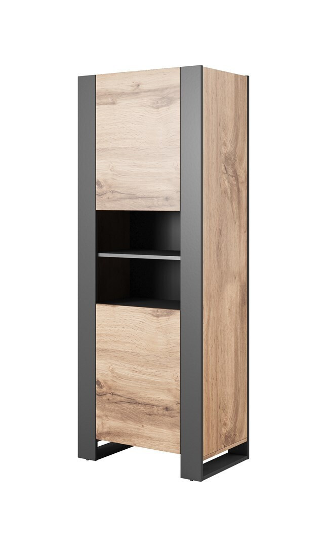 20240617094307_ntoulapi_40x65x170ek Ντουλάπι Δαπέδου Wood 40x65x170εκ. Καφέ - Image 1