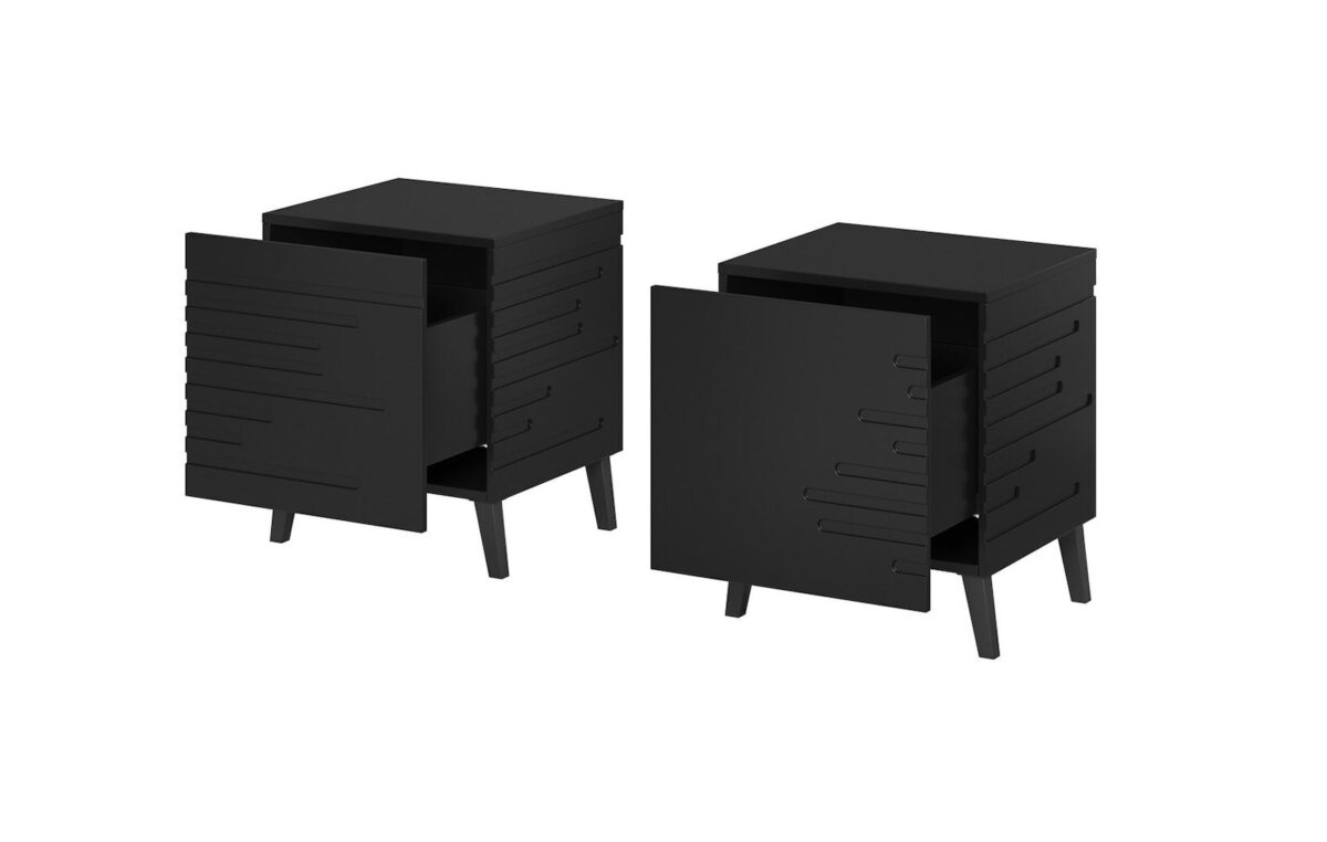 Nova Ξύλινο Μαύρο 44x40x52cm - Image 2