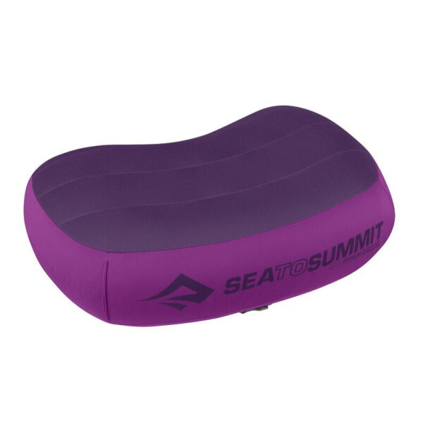 Sea to Summit Premium Regular Φούσκωτο Μαξιλάρι Camping Μωβ Μήκους 42εκ.