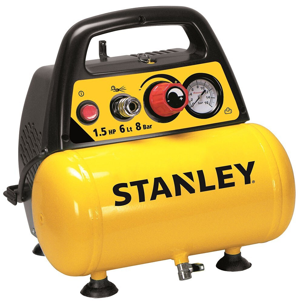 20240701141401_6e00e7e6 Stanley DN200/8/6 Kit Κομπρεσέρ Αέρος 1.47hp / 6lt - Image 2