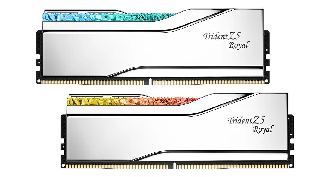 G.Skill Trident Z5 Royal DDR5 64GB RAM με 2x32GB Modules και Ταχύτητα 6400 για Desktop F5-6400J3239G32GX2-TR5S