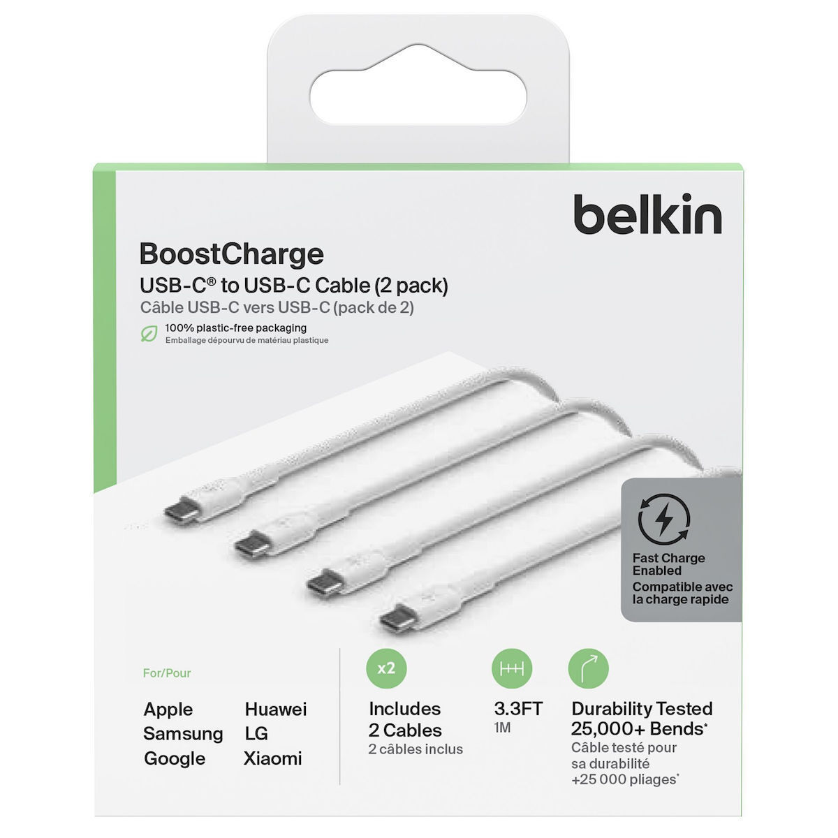 20240708172229_dca6db5d Belkin 2Pack USB 2.0 USB-C male - USB-C 60W 1m (CAB003BT1MWH2PK) - Image 3