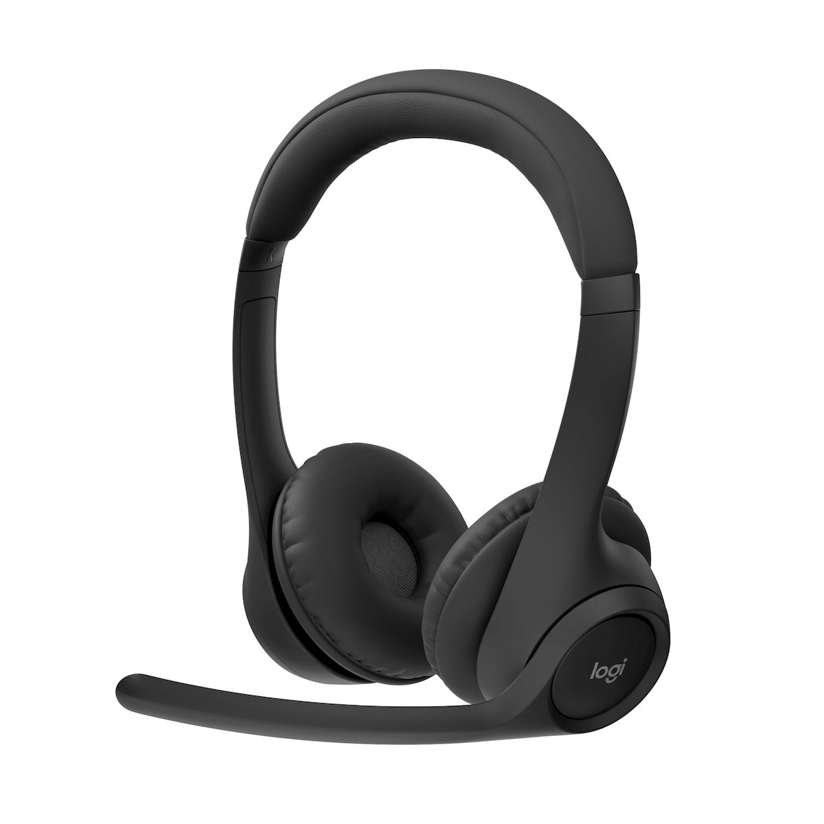 Logitech Zone Ασύρματα Bluetooth On Ear Ακουστικά με 20 ώρες Λειτουργίας Μαύρα