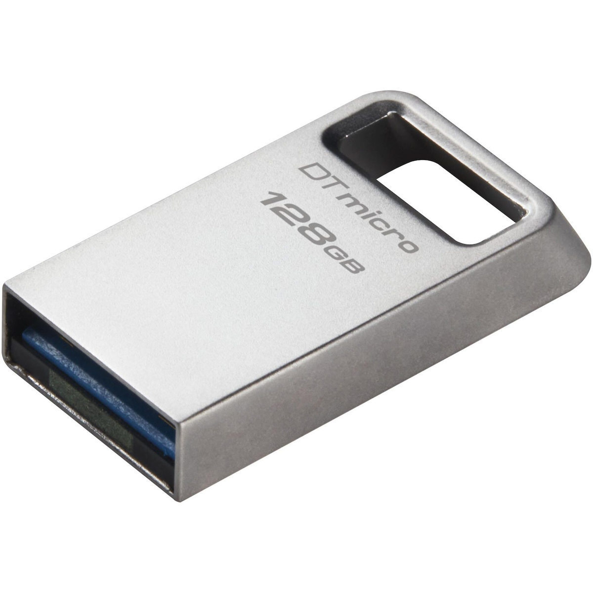 Kingston DataTraveler Micro Gen2 128GB USB 3.2 Stick Ασημί
