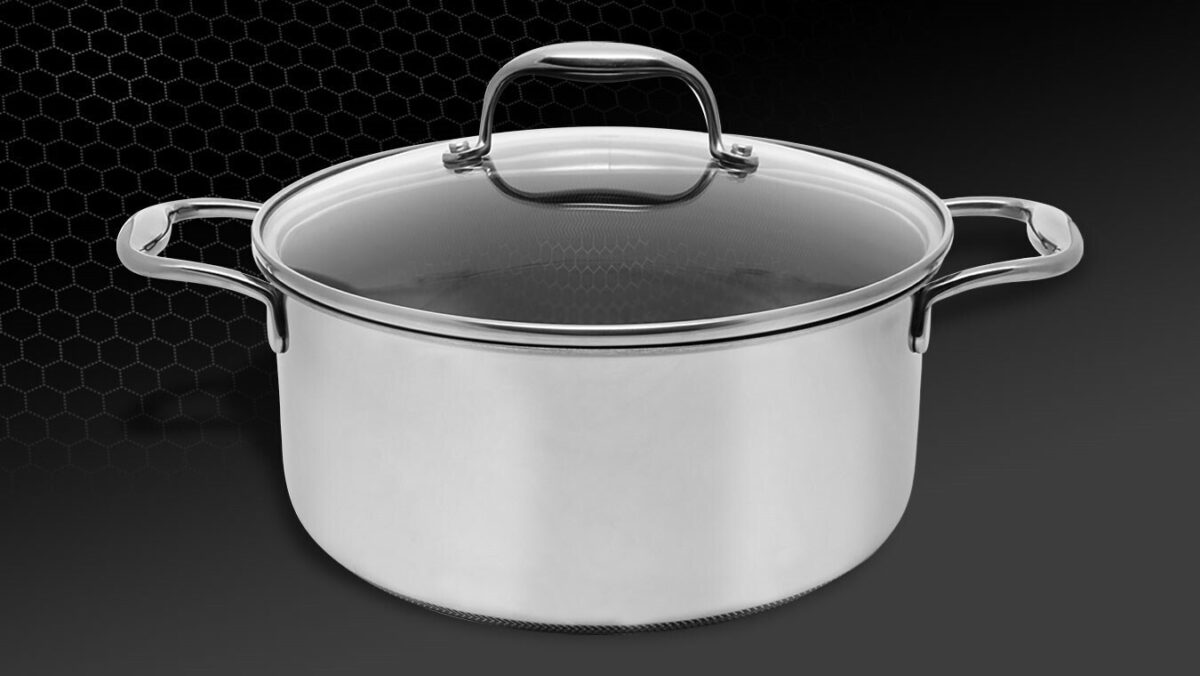 Kohersen Βαθιά Ανοξείδωτη Κατσαρόλα 4.9lt / 24cm - Image 3