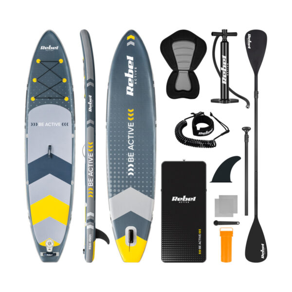 Φουσκωτή Σανίδα SUP / Kayak Γκρι