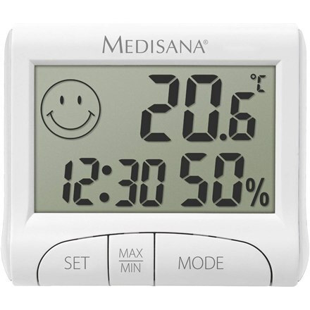 Medisana Ψηφιακό Θερμόμετρo & Υγρασιόμετρo για Χρήση σε Εσωτερικό Χώρο