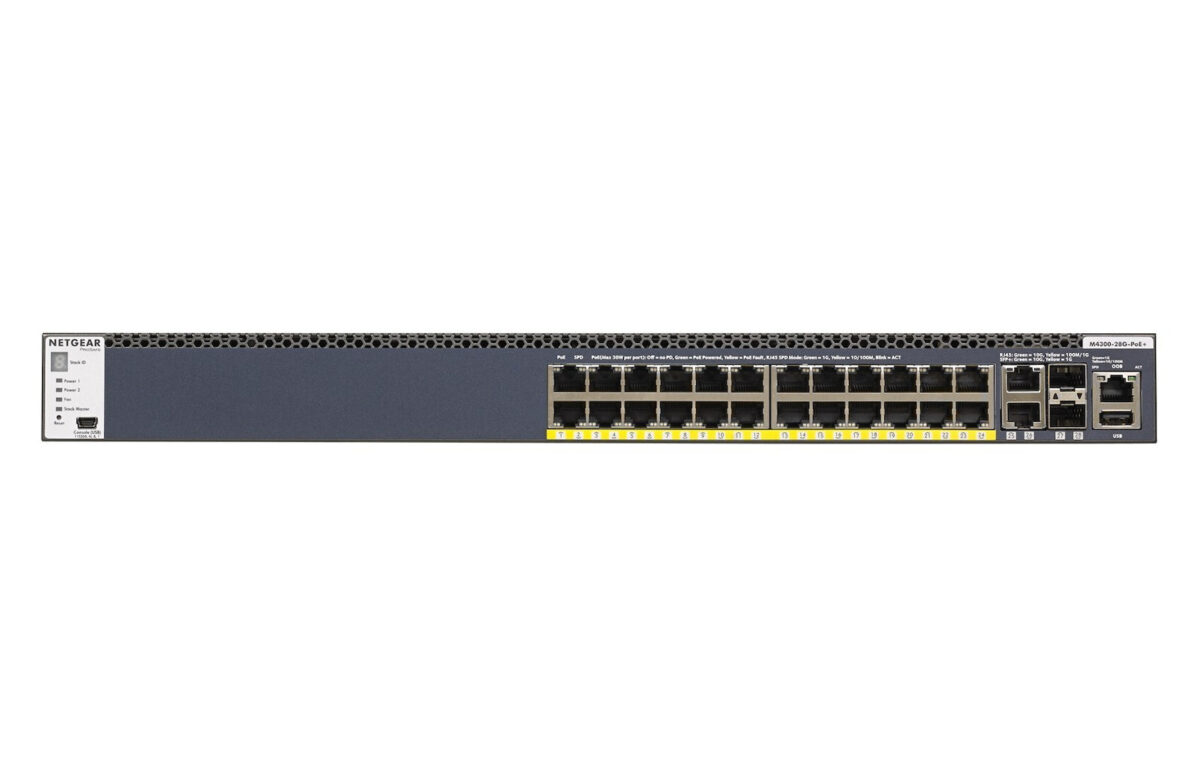 NetGear M4300-28G-PoE+ Managed L3 PoE+ - Image 2