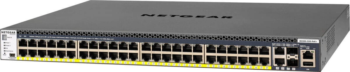 NetGear M4300-52G-PoE+ 1000W Managed L3 PoE+ - Image 3