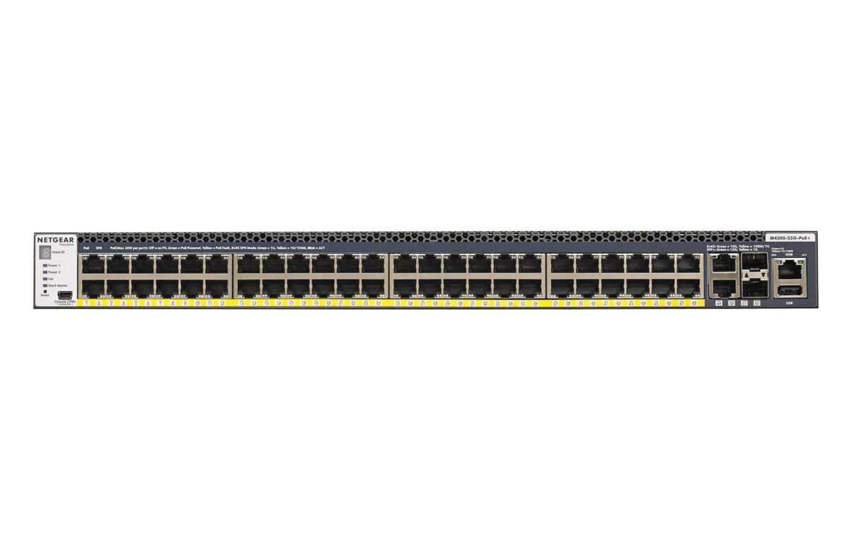 NetGear M4300-52G-PoE+ 1000W Managed L3 PoE+ - Image 2