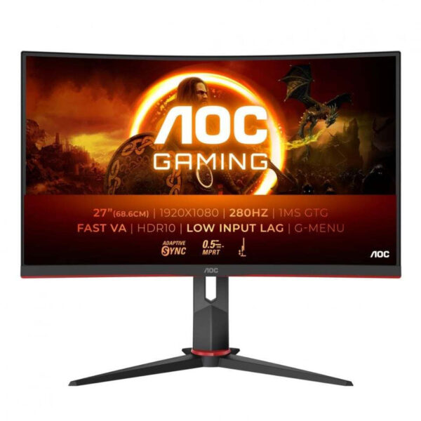 AOC C27G2Z3/BK 27" VA Curved FHD 1920x1080