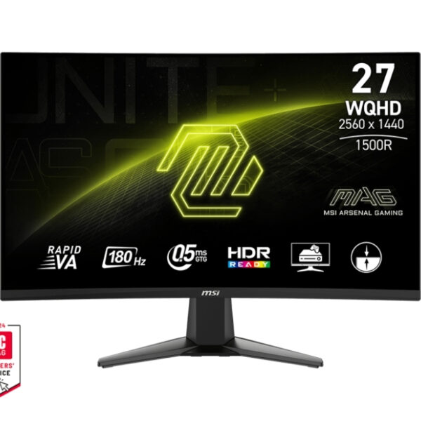 MSI MAG 27CQ6F 27" VA Curved QHD 2560x1440