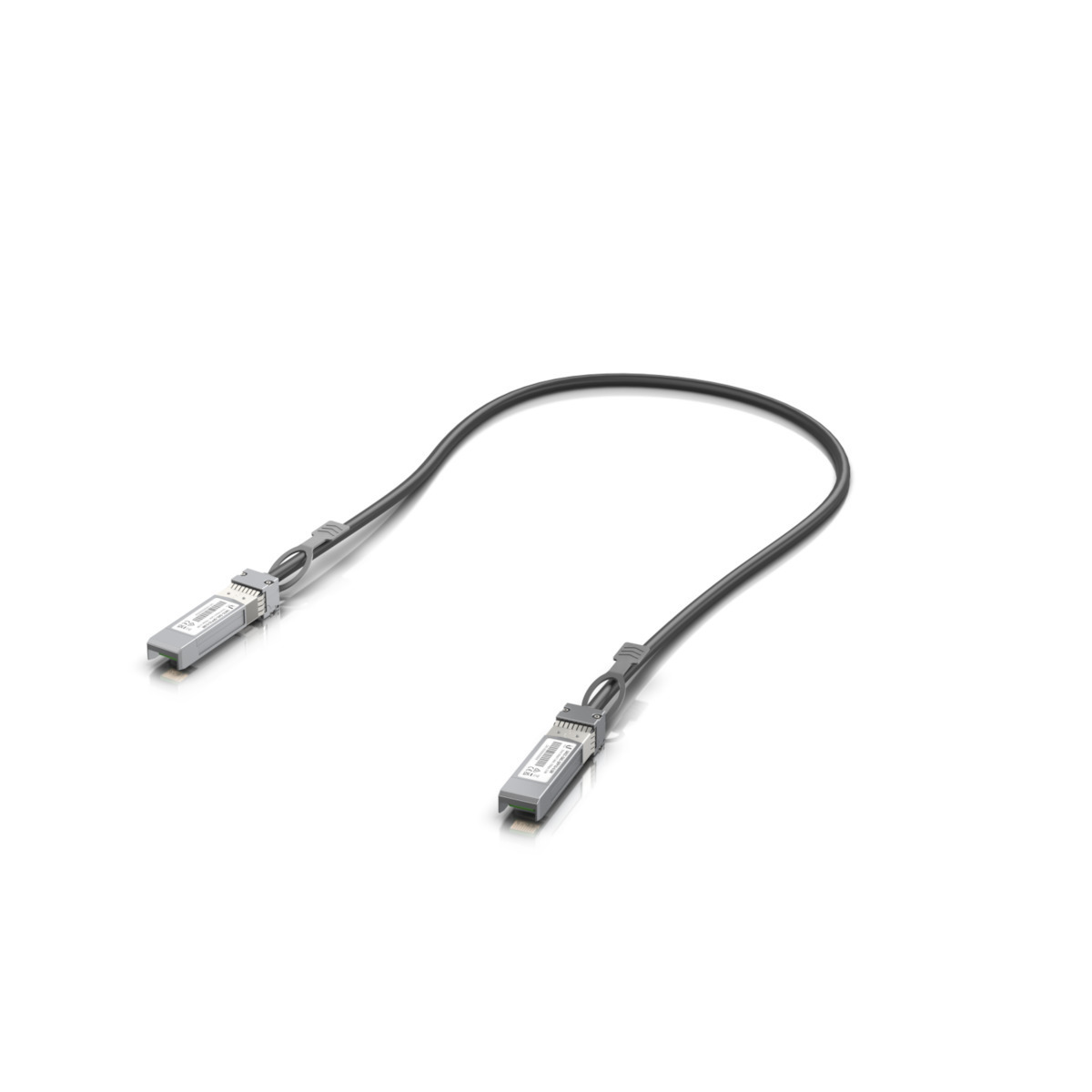 Ubiquiti Καλώδιο Οπτικής Ίνας SFP+ 0.5m Μαύρο 1τμχ (UACC-DAC-SFP10-0.5M)