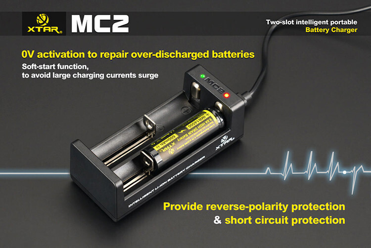 20240809131933_d9a22322 XTAR MC2 Φορτιστής Μπαταριών Li-ion Μεγέθους 18650/16340/26650/14500 - Image 10