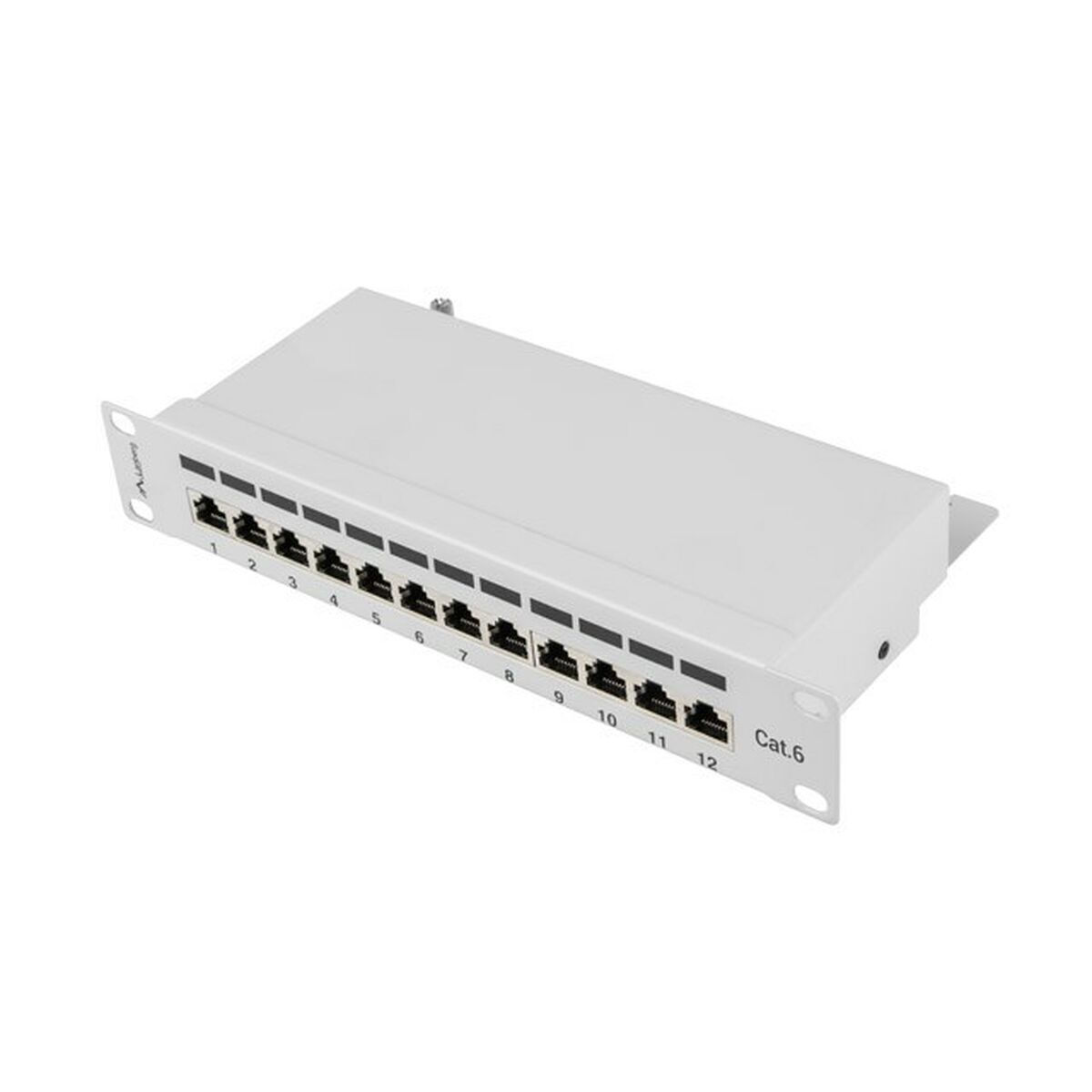 20240809135051_lanberg_patch_panel_shielded_gia_rack_1u_10_12_thyron_cat6_gri_ppf6_9012_s Lanberg Patch Panel Shielded για Rack 1U 10" 12 Θυρών cat6 Γκρι - Image 1