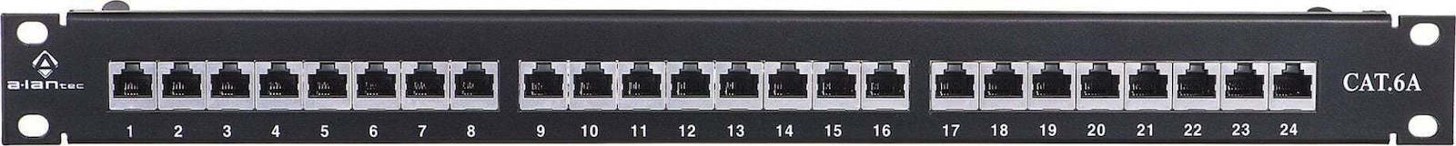 20240809135126_65cc5c4f A-LAN Patch Panel 1U Μαύρο - Image 2