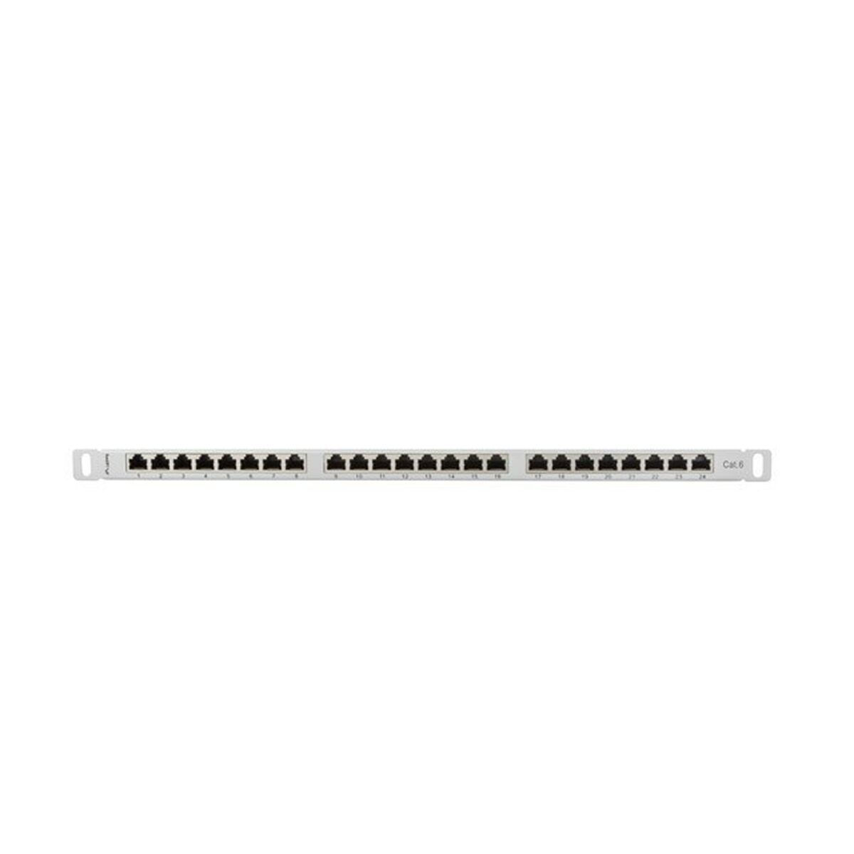 20240809135127_7e34ff19 Lanberg Patch Panel Shielded για Rack 1U 19" 24 Θυρών cat6 Γκρι - Image 4