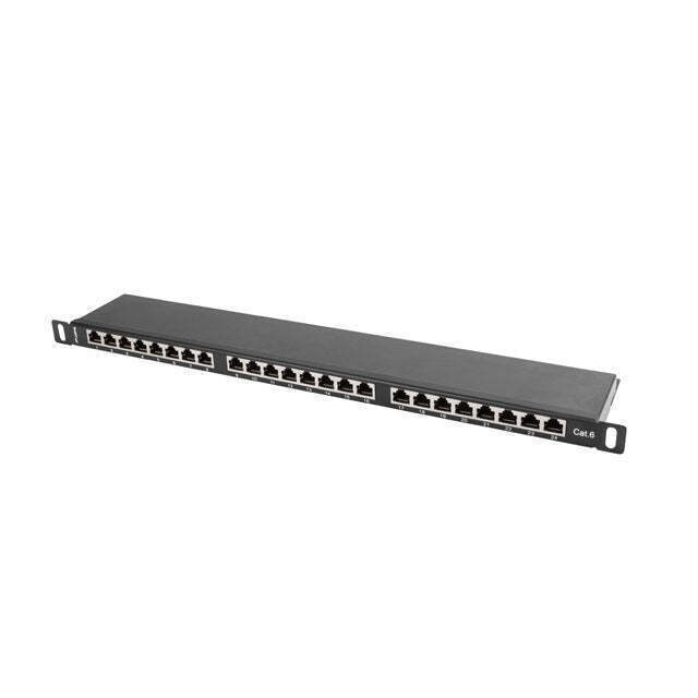 20240809135145_62f55ab4 Lanberg Patch Panel για Rack 0.5U 24 Θυρών cat6 Μαύρο - Image 3