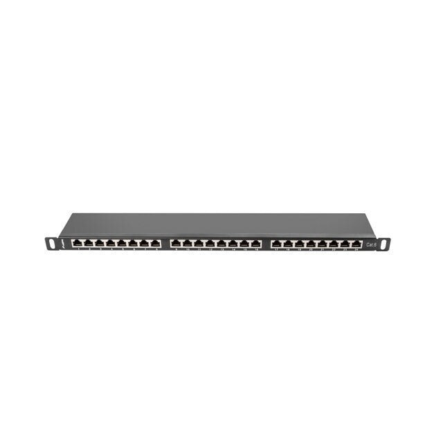 20240809135145_d3e6c11f Lanberg Patch Panel για Rack 0.5U 24 Θυρών cat6 Μαύρο - Image 4