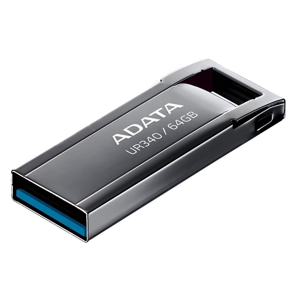 20240809141329_adata_ur340_64gb_usb_2_0_stick_mayro Adata Ur340 64GB USB 2.0 Μαύρο - Image 1