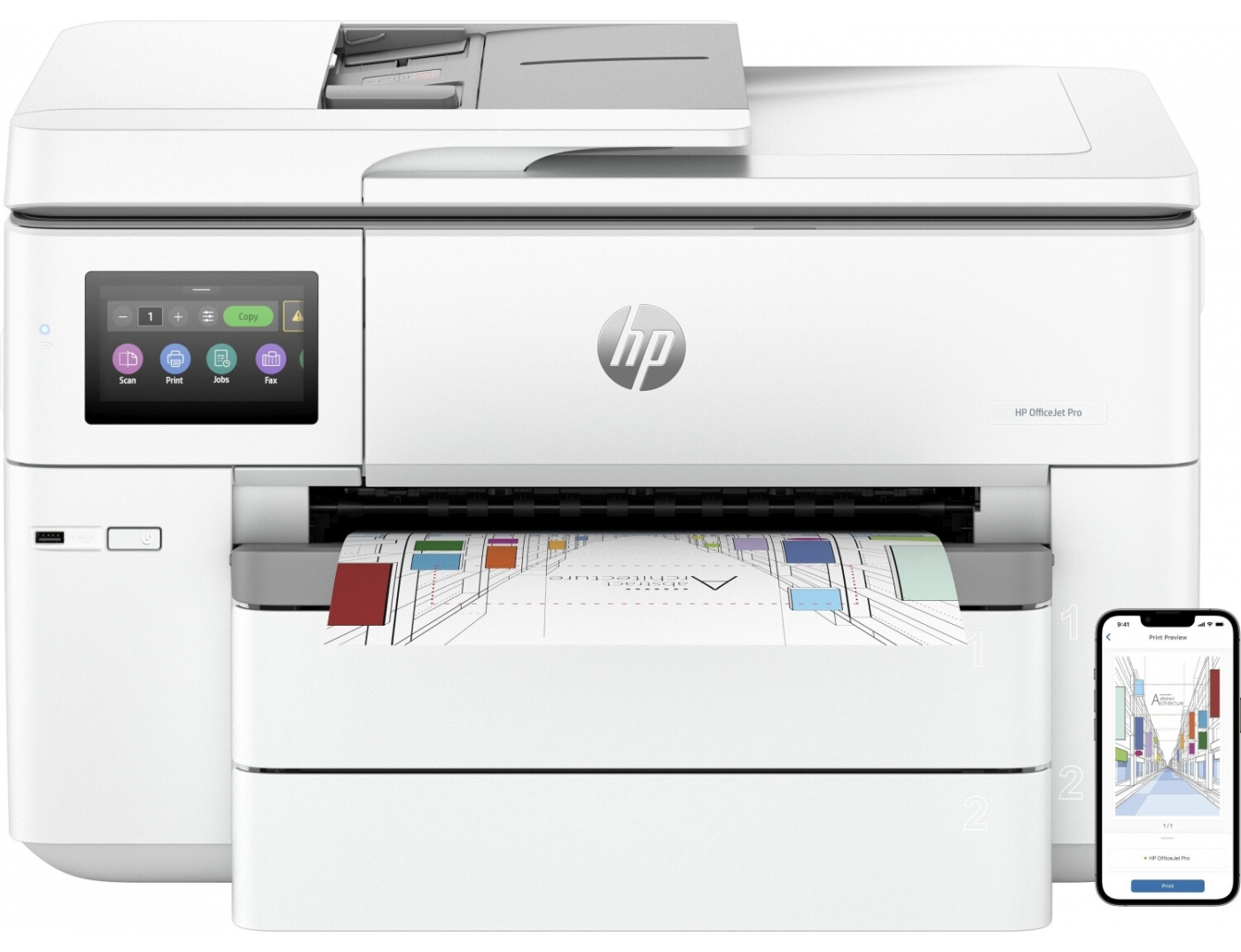 HP Officejet Pro 9730e AiO A3 Έγχρωμο Πολυμηχάνημα Inkjet
