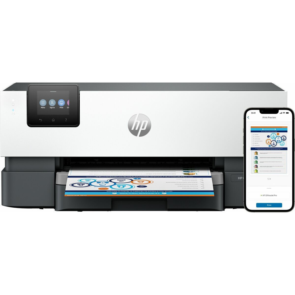 20240809141627_3d0a9ea8 HP Officejet Pro 9110b Έγχρωμoς Εκτυπωτής Inkjet - Image 4