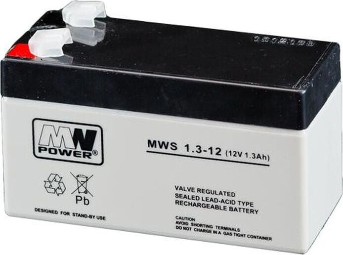 20240809152428_mw_power_mws_1_3_12_mpataria_ups_me_choritikotita_1_3ah_kai_tasi_12v MW Power MWS 1.3-12 με Χωρητικότητα 1.3Ah και Τάση 12V 1τμχ - Image 1