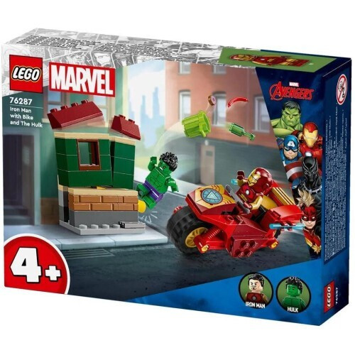 20240814161146_721a6455 Lego Marvel Iron Man with Bike and the Hulk για 4+ Ετών 68τμχ - Image 11