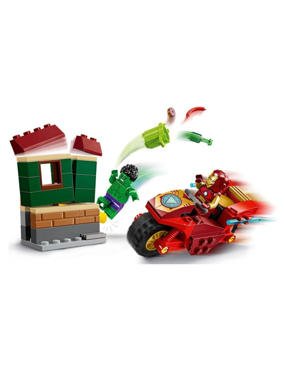 20240814161146_dba2a6e0 Lego Marvel Iron Man with Bike and the Hulk για 4+ Ετών 68τμχ - Image 3