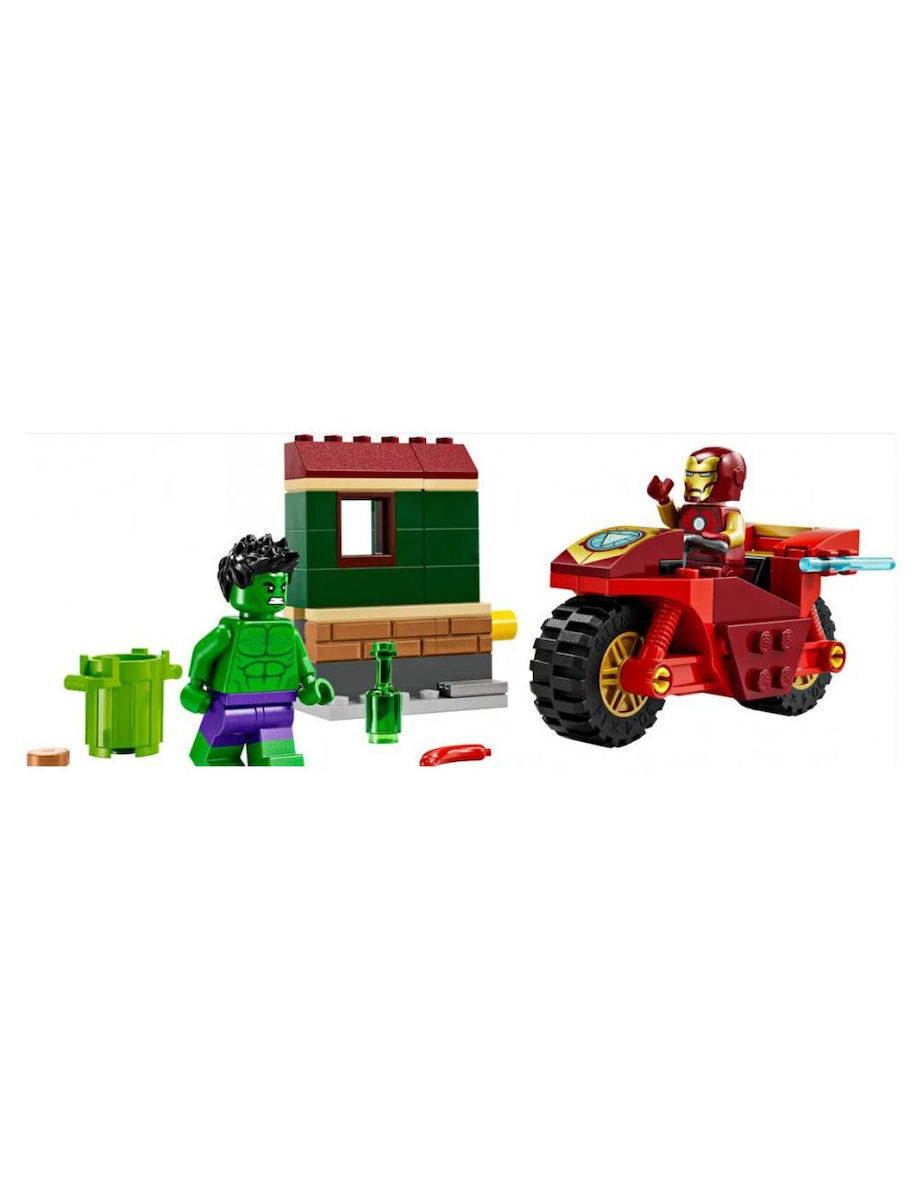 20240814161147_afb46231 Lego Marvel Iron Man with Bike and the Hulk για 4+ Ετών 68τμχ - Image 2