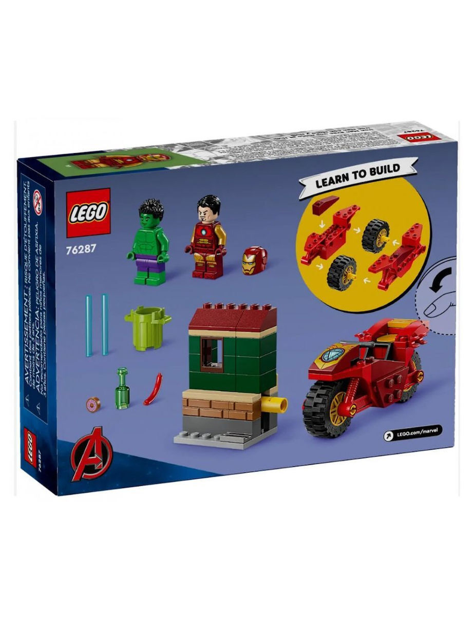 20240814161147_f3b356f2 Lego Marvel Iron Man with Bike and the Hulk για 4+ Ετών 68τμχ - Image 5