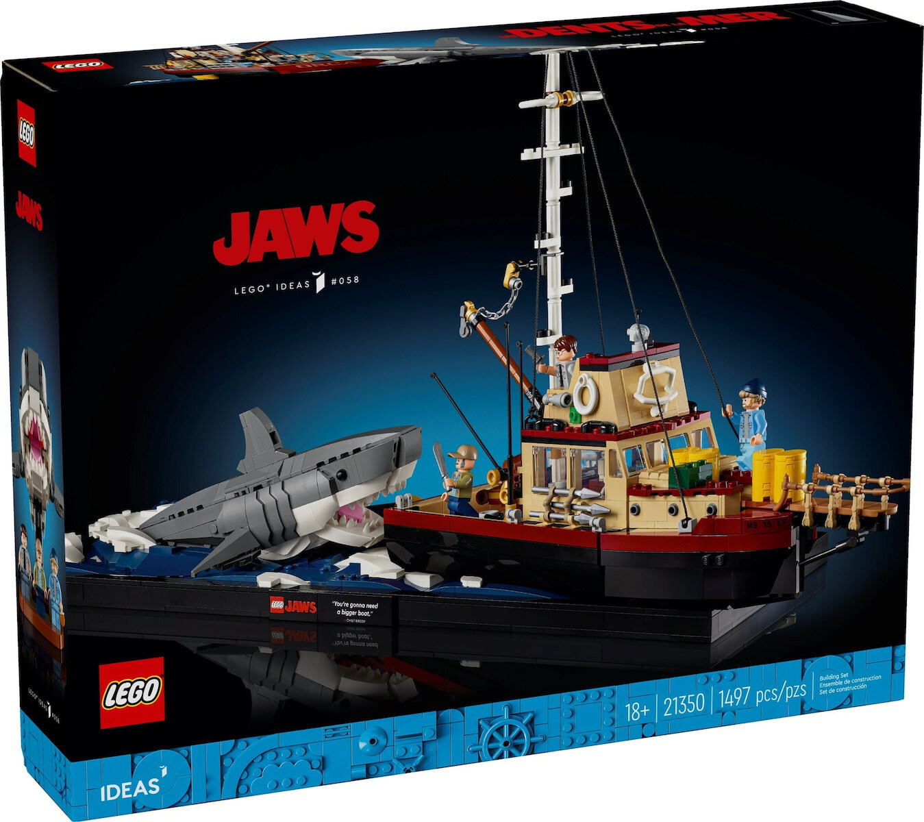 20240819150059_lego_ideas_jaws_gia_18_eton_1497tmch_21350 Lego Ideas Jaws για 18+ Ετών 1497τμχ - Image 1