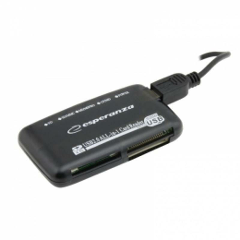 Esperanza Card Reader USB 2.0 για SD/microSD/MemoryStick/xD - Image 1