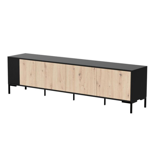 Ξύλινο Merci Μαύρο 200x40x54εκ. 400010
