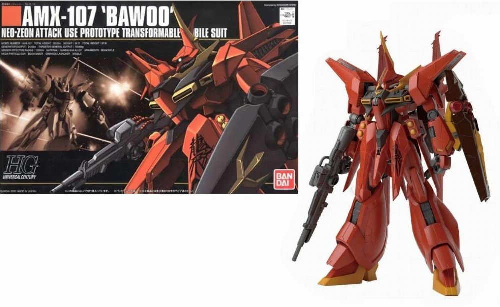 20240910105936_mobile_suit_gundam_high_grade_gunpla_amx_107_bawoo_1_144_set_montelismou Mobile Suit Gundam High Grade Gunpla Amx-107 Bawoo 1/144 Σετ Μοντελισμού - Image 1