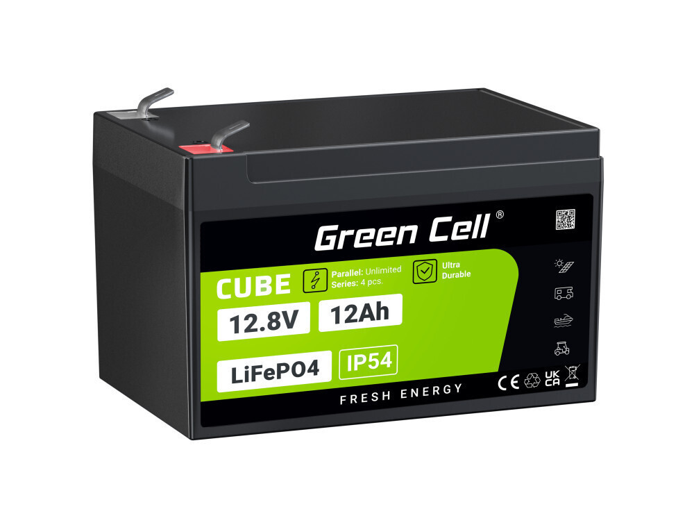 20240912110333_green_cell_antallaktiki_mpataria_gia_ilektriko_scooter_153_6wh Green Cell Ανταλλακτική Μπαταρία για Ηλεκτρικό Scooter σε Μαύρο Χρώμα 153.6Wh - Image 1