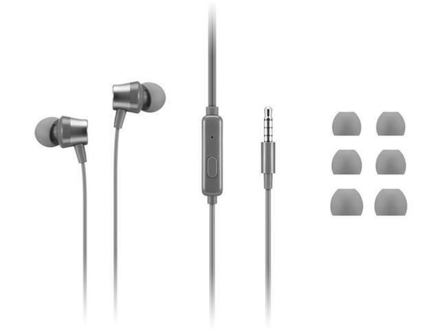 20240912151739_f0fe4187 Lenovo GXD1J77354 In-ear Handsfree Ακουστικά με Βύσμα 3.5mm Γκρι - Image 3
