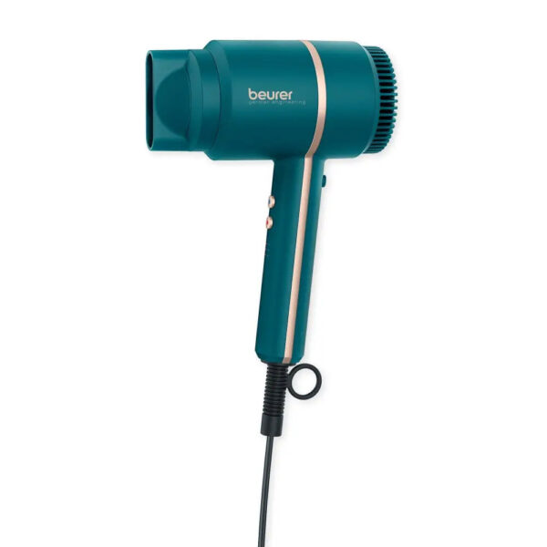 Hair Dryer Beurer Hc 35 Ocean Compact Hair Dryer 2000 W Nozzle Attachment Ion Function Led Display 3 Heat Settings 3 Blower Settings Cold Air