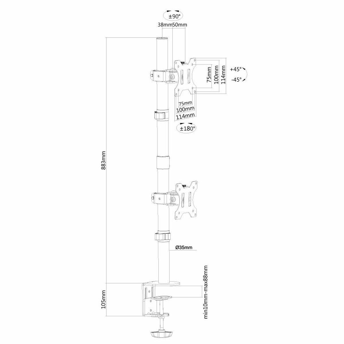 20240919123457_c3072745 Neomounts (FPMA-D550DVBLACK) Βάση Οθόνης Γραφείου έως 32" - Image 4