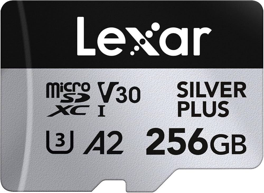 Lexar Plus microSDXC 256GB Class 10 U3 V30 A2 UHS-I