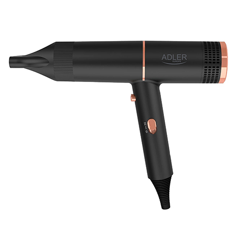 Adler Ionic Πιστολάκι Μαλλιών Ταξιδίου με Φυσούνα 1400W AD 2278