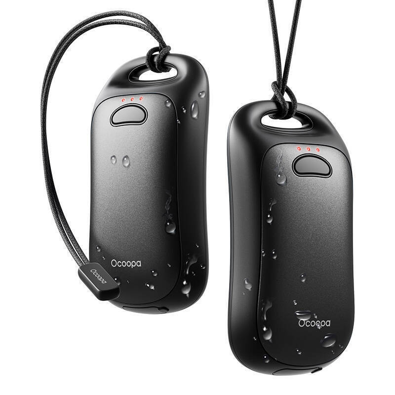 20241001102035_2dc1f3f2 Ocoopa hand warmer 2x3000 mAh USB-C σε Μαύρο Χρώμα - Image 2