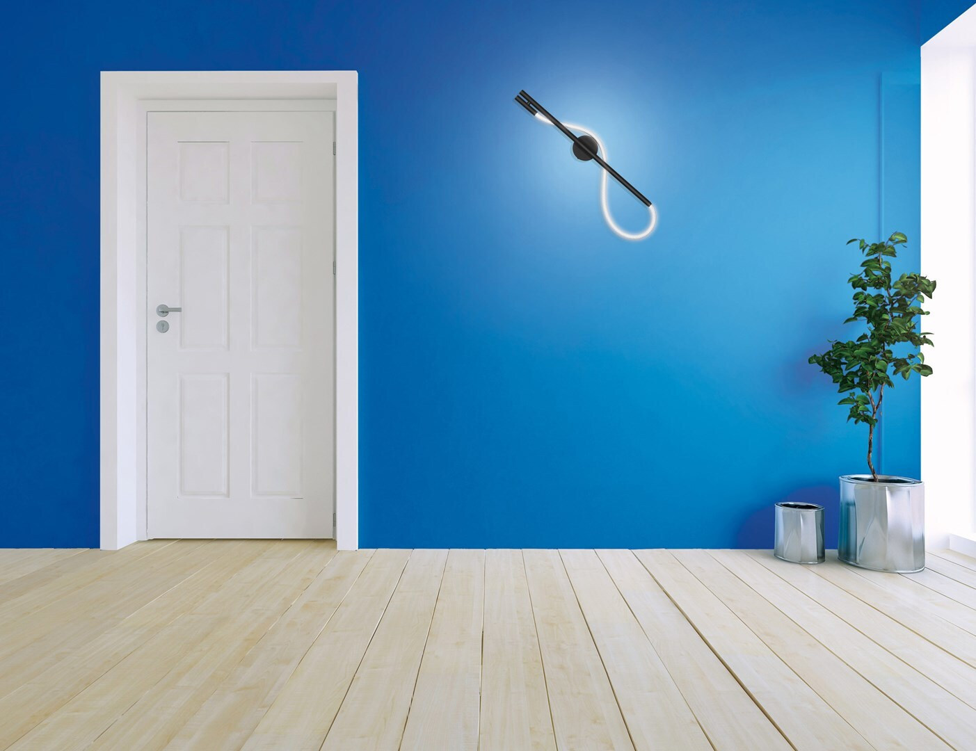 20241003110059_a2f72b3d Active Jet Φωτιστικό Τοίχου LED Μαύρο 90x25εκ. - Image 7