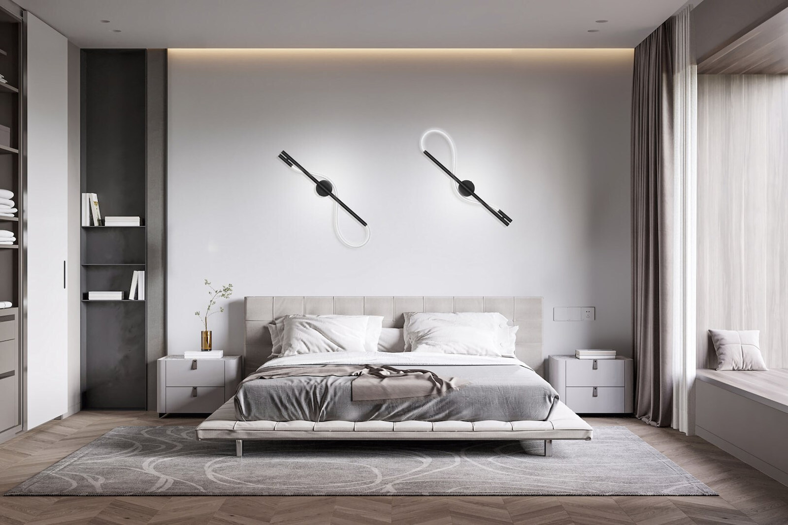 20241003110104_440e1eab Active Jet Φωτιστικό Τοίχου LED Μαύρο 90x25εκ. - Image 8