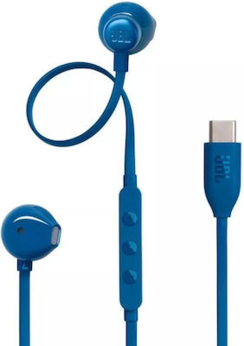 20241003123935_jbl_akoustika_pseires_in_ear_mple JBL Ακουστικά Ψείρες Earbuds Tune 305c Μπλε - Image 1