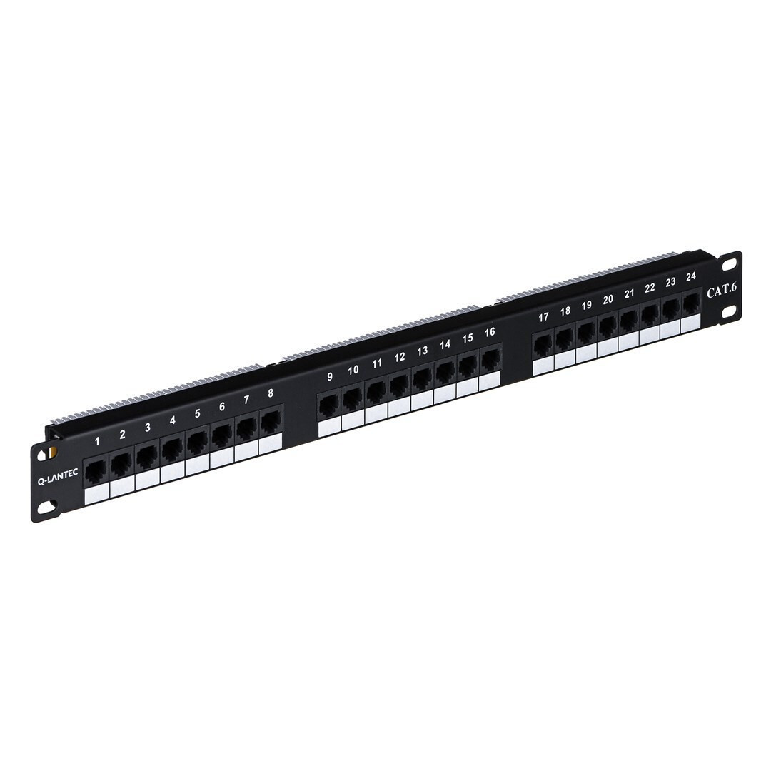 20241003124553_af694e39 Q-Lantec Patch Panel Unshielded για Rack 1U 19" 50 Θυρών cat5e Μαύρο - Image 2