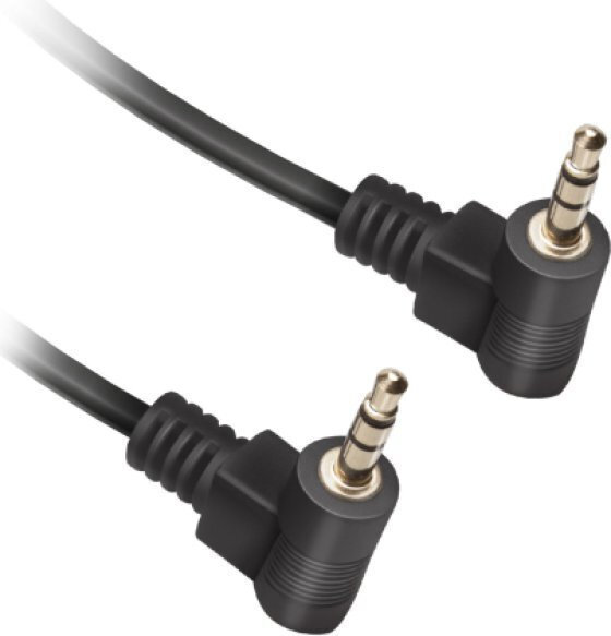 SBS Καλώδιο 3.5mm male - 3.5mm male Μαύρο (ECAJACK1890MMK)